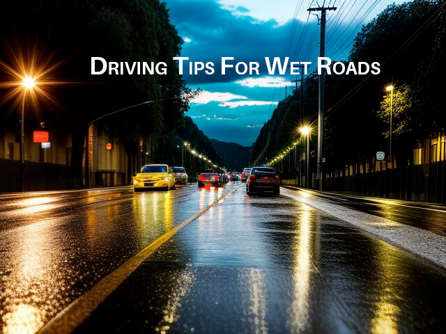 Driving Tips For Wet Roads